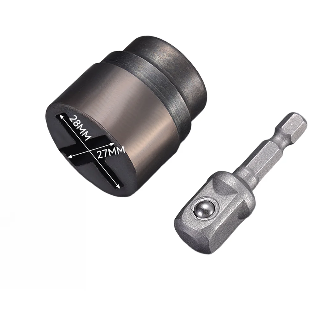 Socket for Electric For Drill Wrench Compatible with 96% Car Scissor Jacks Alloy Material Rustproof  Socket for