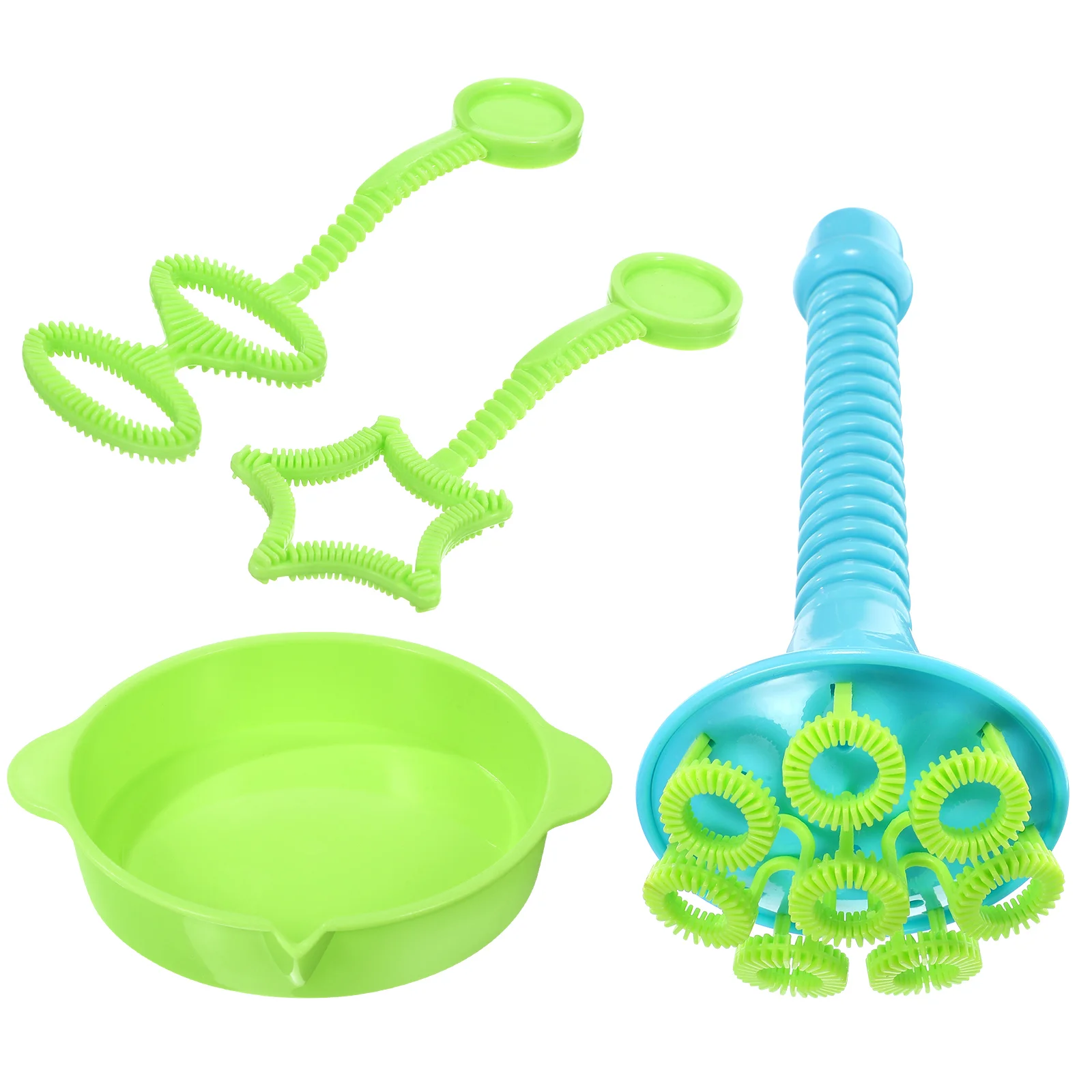 Bubble Blower Kids Horn Stick Toy Jumbo Wand Machine Blowing Soap Tools Baby Bathtub Tray