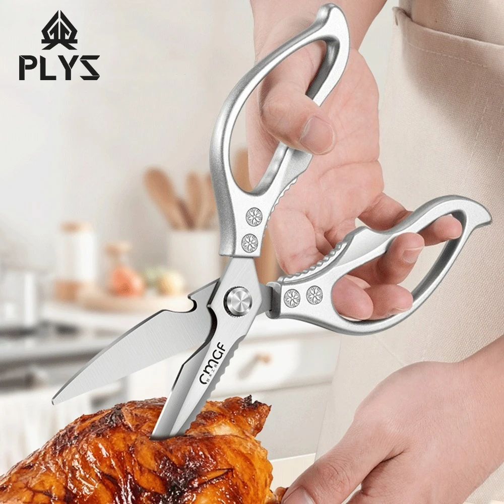 

Kitchen scissors Stainless steel Chicken Bone Scissors Sharp Cutting Meat Fish Herbs Vegetables, Multi-functional Kitchen tools