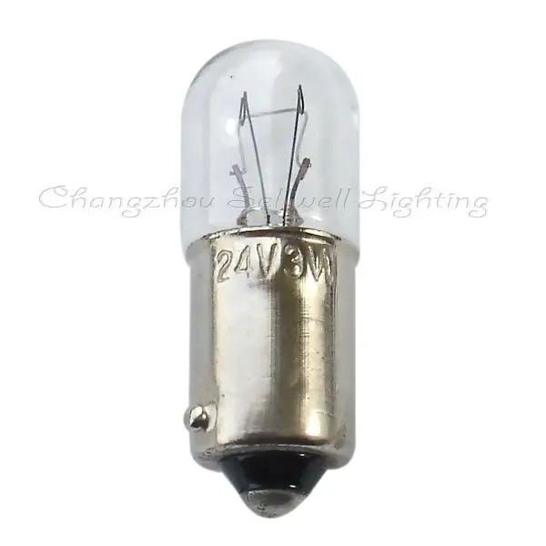 

2024 Ba9s t10x28 24v 3w NEW!miniature lamp bulb A089