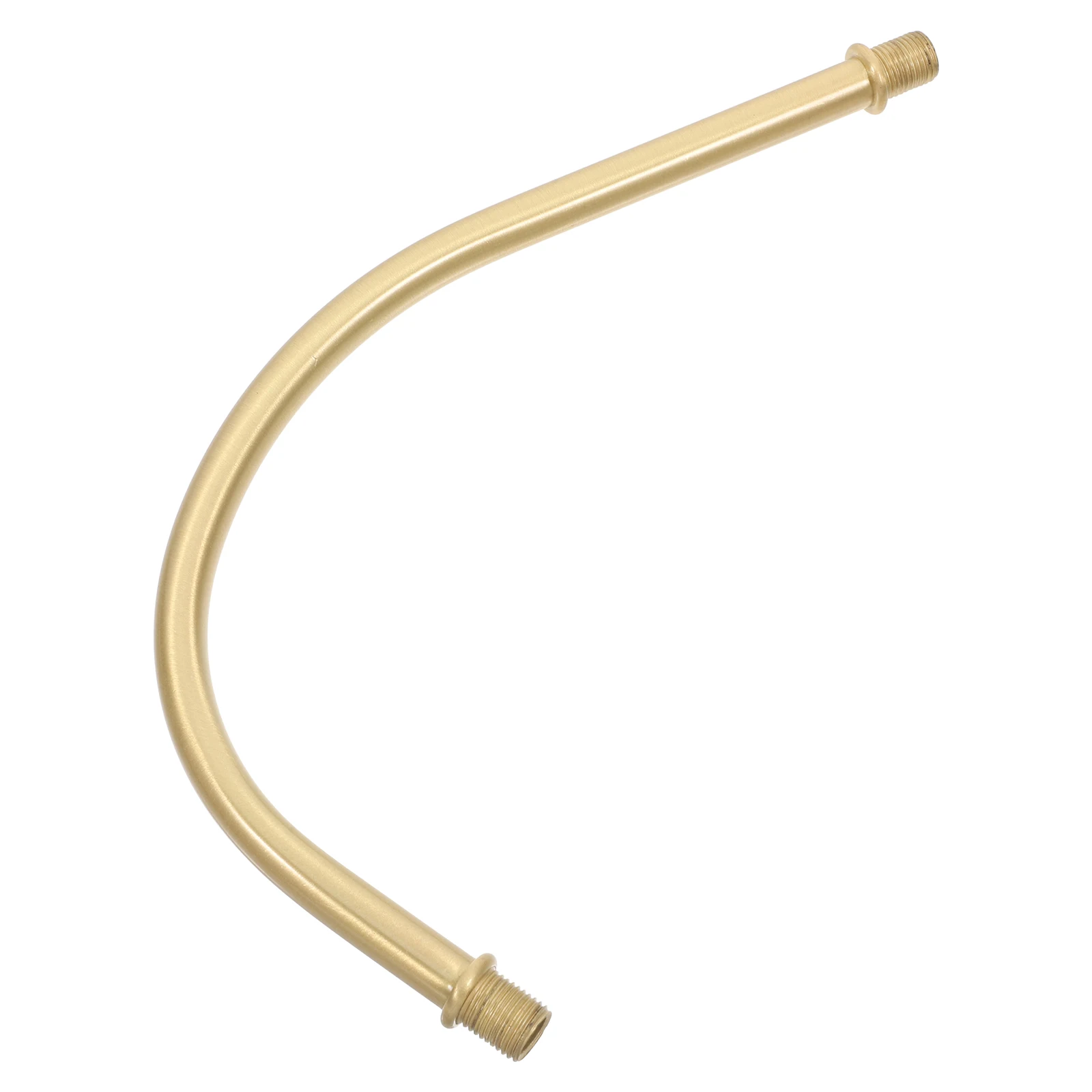 

1pc Brass Wall Lamp Bent Tube Curved Stem Thread Downrod Pure Copper Lamp Stem Rod Replacement Parts DIY Kit Lighting Fixtures
