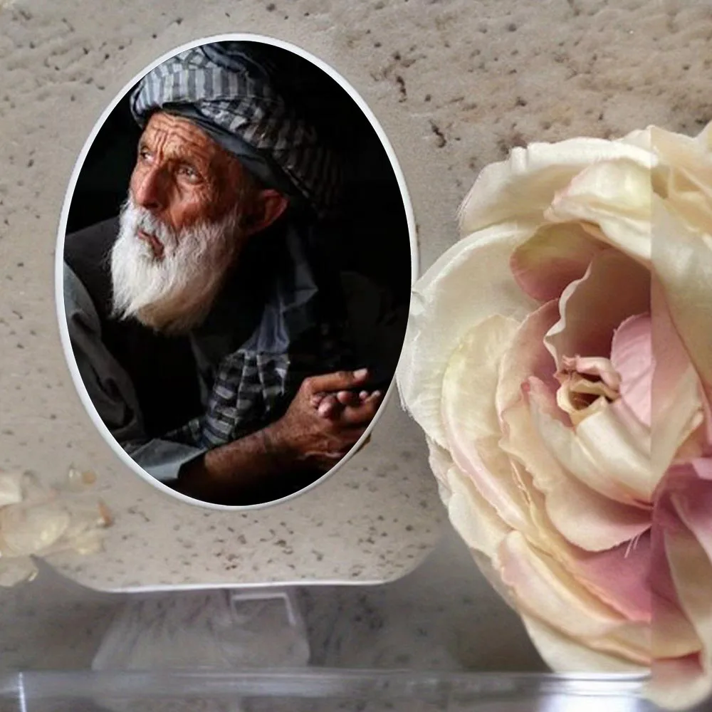 2D Flat Not 3D 1pc Custom Photo Memorial Headstone Tile Personalized Indoor/Outdoor Remembrance Gift Pet Memorial Decor