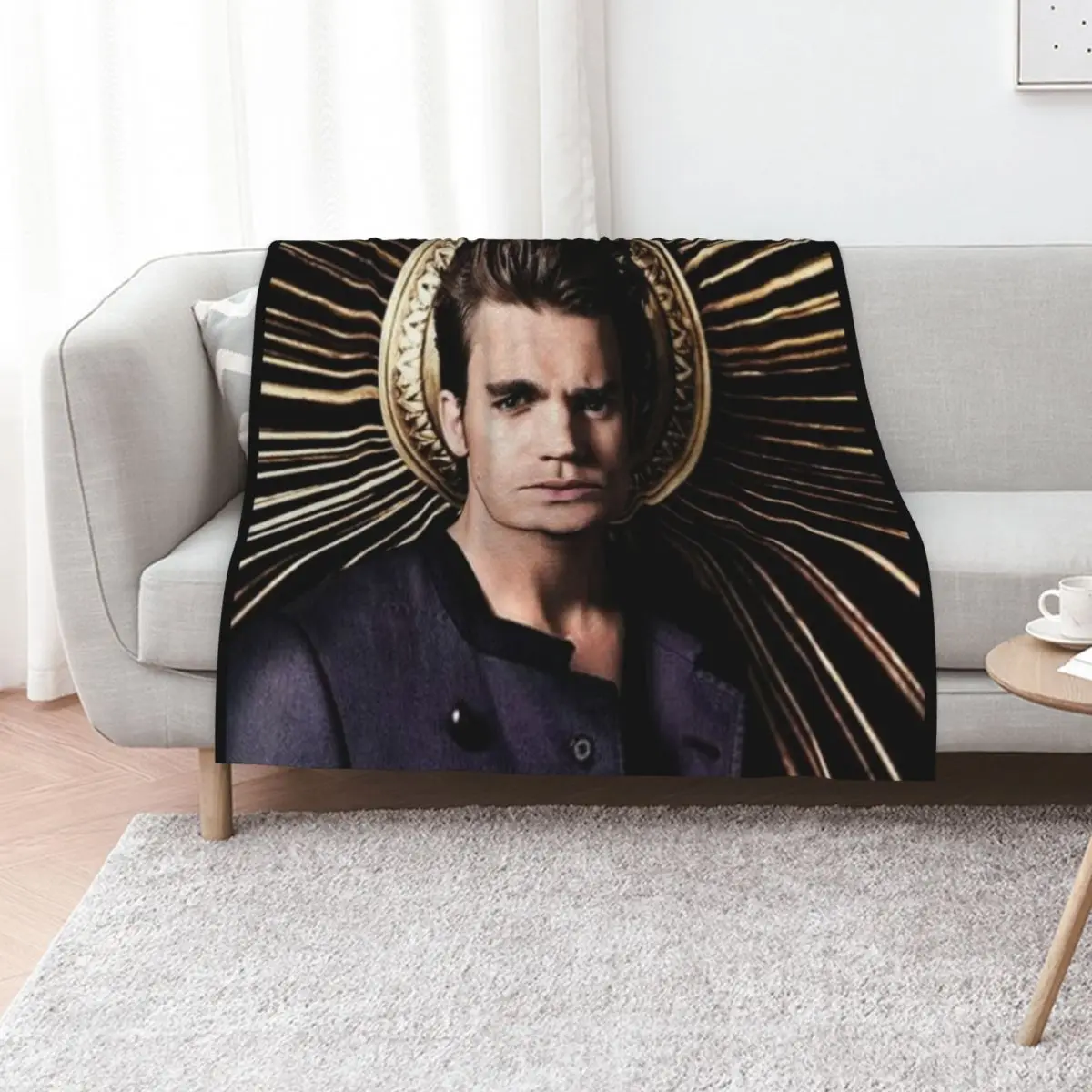 

Paul Wesley Throw Blanket manga Blankets For Baby warm for winter Plaid on the sofa Blankets