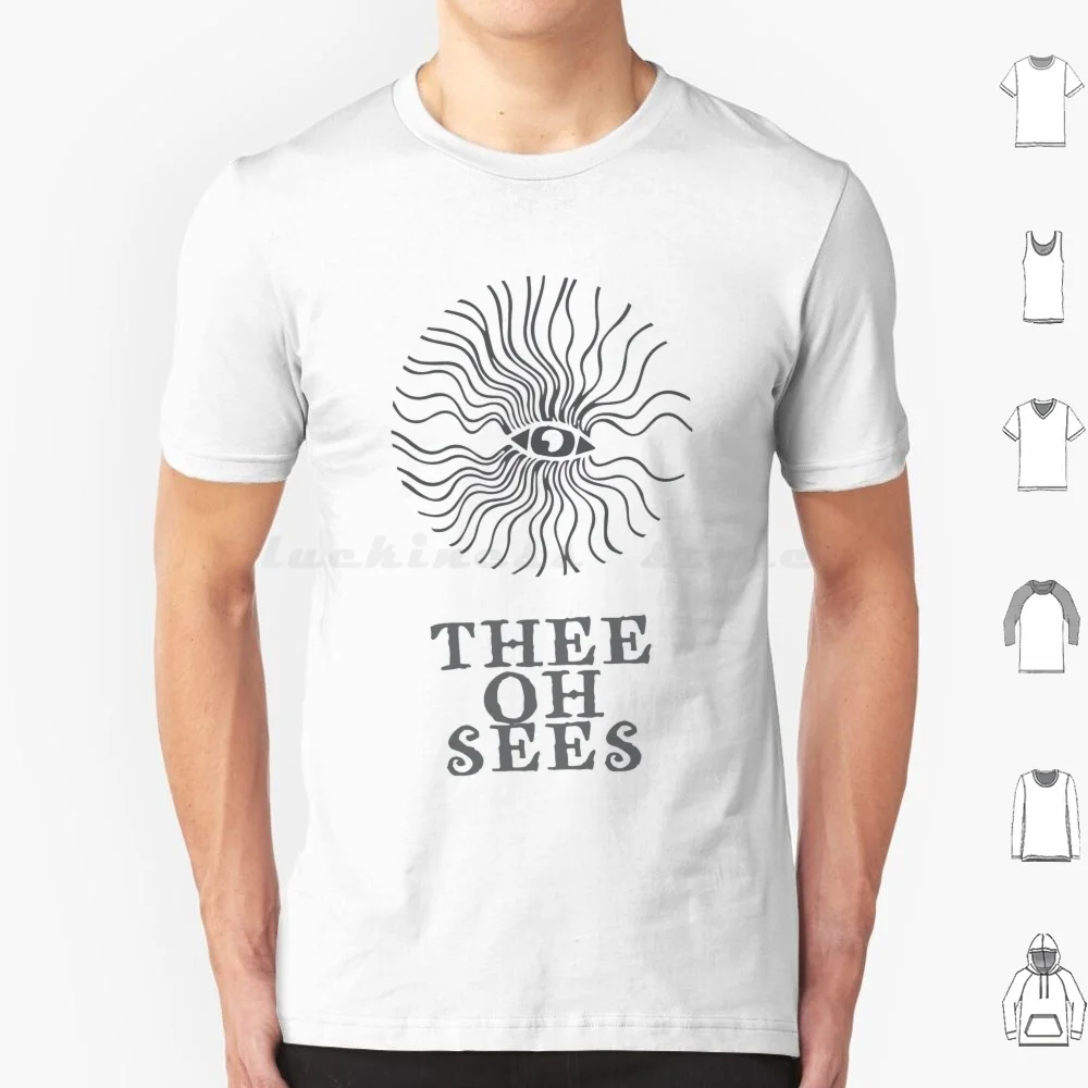 

Thee Oh Sees Classic T Shirt Cotton Men Women DIY Print Thee Oh Sees Music Garage King Gizzard John Dwyer Ty Band Oh