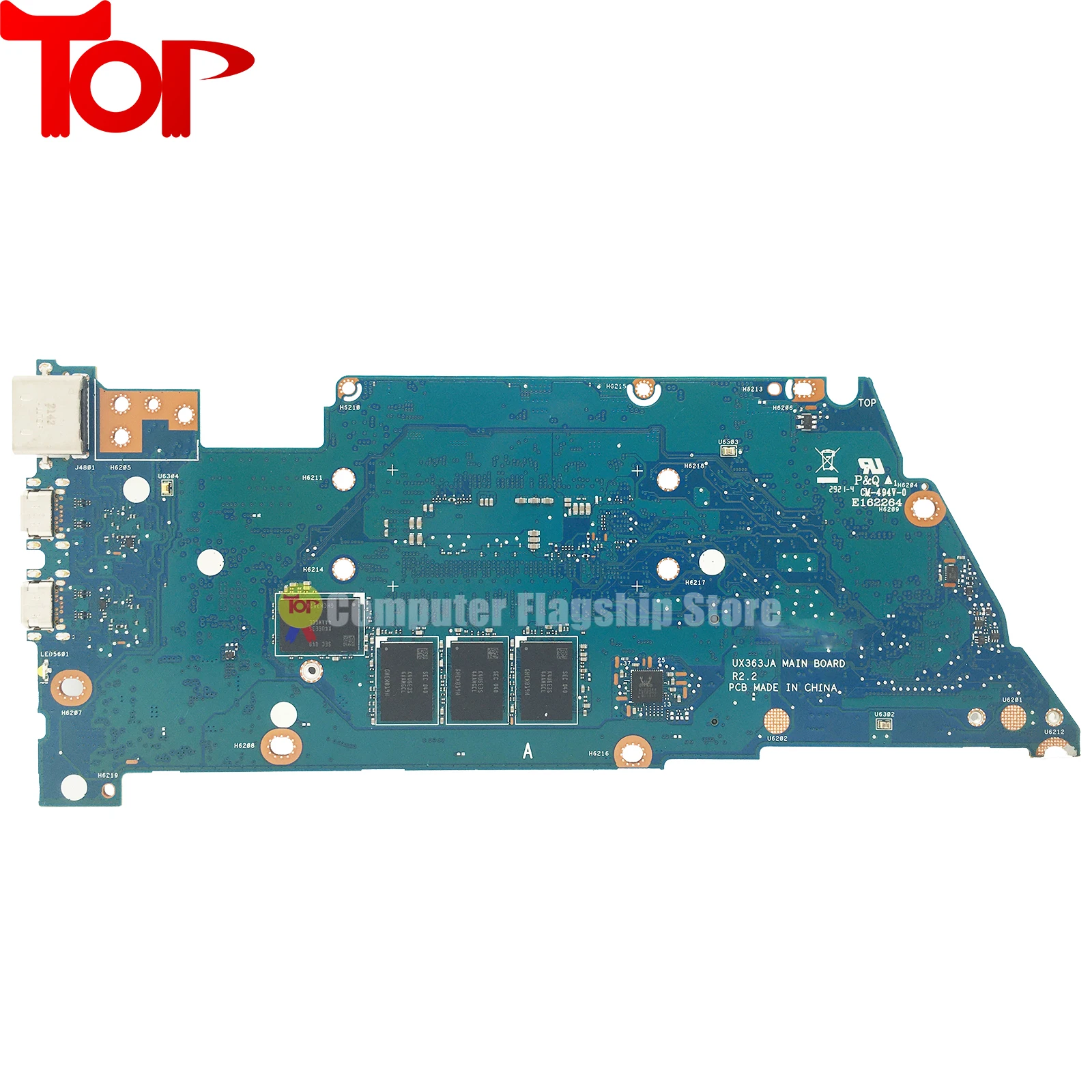 Imagem -02 - Kefu-placa-mãe Portátil para Asus Placa-mãe para Zenbook Flip 13 Ux363 Bx363ja Rx363ja Uxf3000ja i5 i7 10th Gen 8gb de Ram Ram