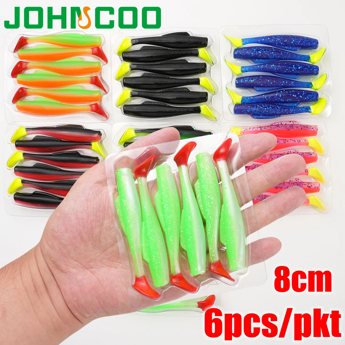 6Pcs/Lot Soft Lure …