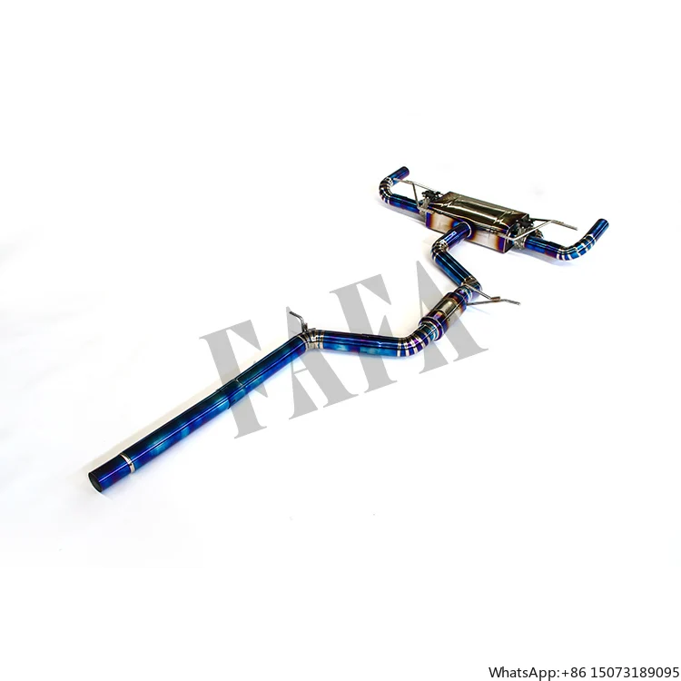 

For the 7th 7.5th 8th Generation GTI Exhaust System and the Tail Section Adds Sound Titanium Alloy Cat Back Exhaust Pipe