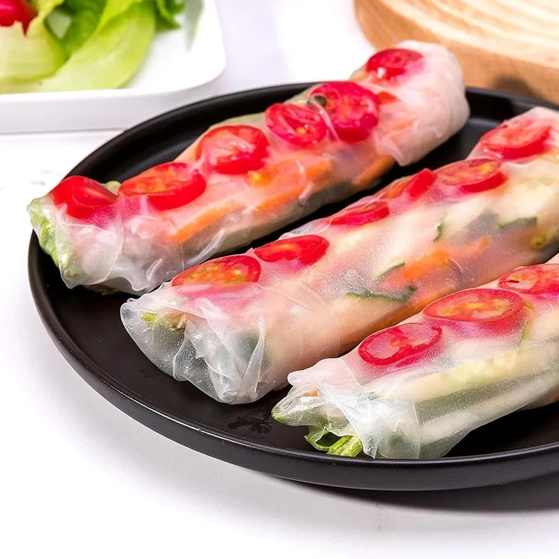 Rice Paper Water Bowl Spring Roll Kitchen Tool For Rice Paper Wrappers Summer Roll Tray Rice Paper Holder Kitchen Home