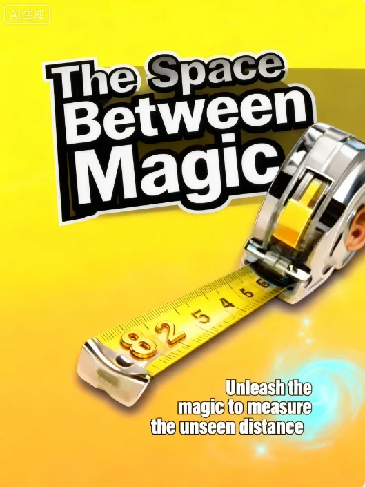 Magicians The Space Between Magic Trick Close-Up Comedy Illusion Mentalism Gimmick Props for Professional Stage