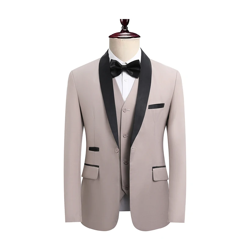M-XXXXXXL حجم كبير الرجال سليم صالح شال التلبيب بدلة الزفاف معطف واحدة الصدر سهرة للعريس عشاء رسمي سترة الذكور 6XL