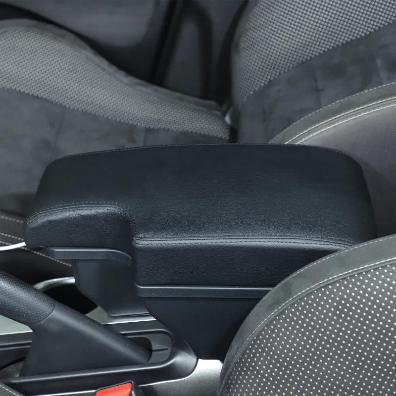 ABS Black Suitable For Nissan Juke F15 2011-2019 Car Car Armrest Cover Additional Installation Version Interior Car Accessories