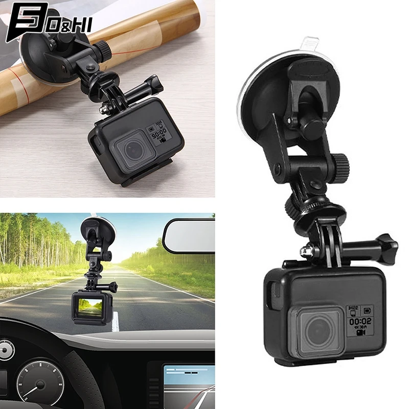 Action Camera Mini Suction Cup Holder Car Windshield Camera Holder Adapter 360 degree rotation Accessories For 10