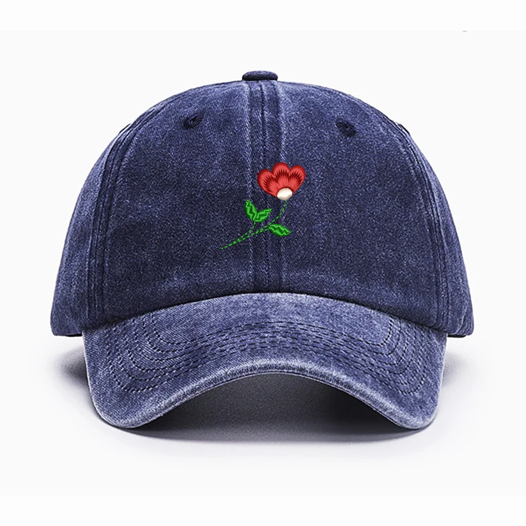 ✨   Шапка для папы из стираного хлопка с цветочным принтом |   Кепка унисекс с 3D-вышивкой для садоводства/покупки ✨