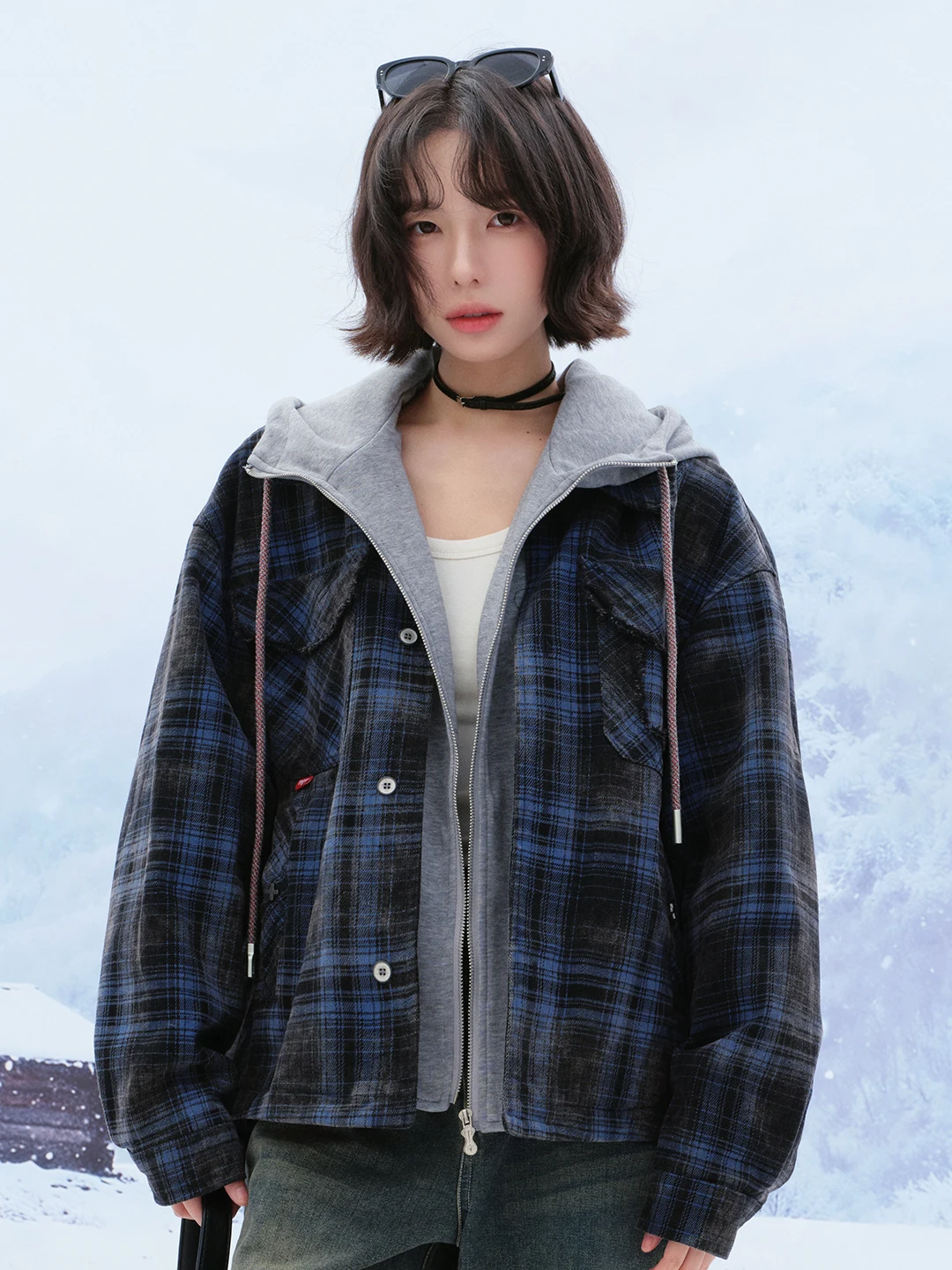 

Теплый хлопковый джет, женское зимнее пальто, нейтральное пальто с капюшоном, верхняя одежда, автернативный музей, бренд Street Sle, свободная посадка