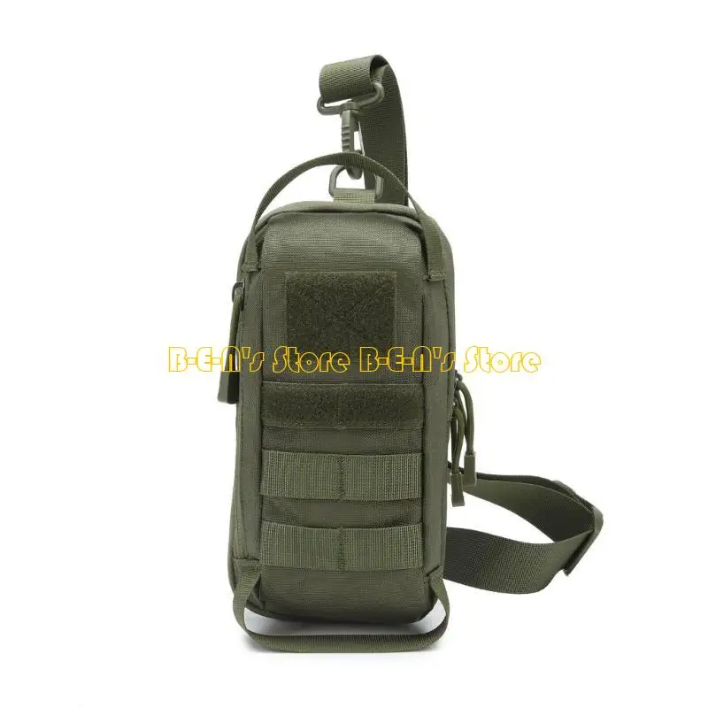 Y1AD Electrician Gear 1680D Waterproof Fabric Spacious Front Access Pocket Crossbody Bag Tool Carriers