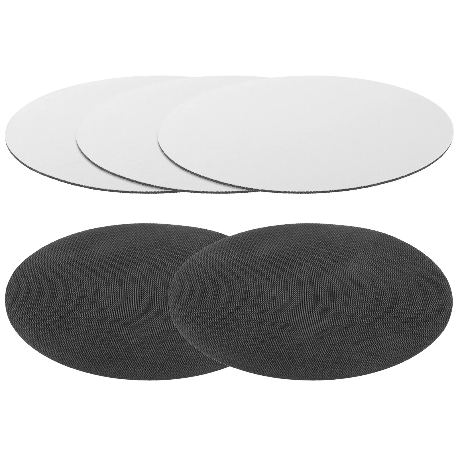 

5pcs Blank Desktop Mouse Pad Sublimation Computer Cushion Rubber Non-Skid Sturdy Modern Design Keyboard Mat For Work