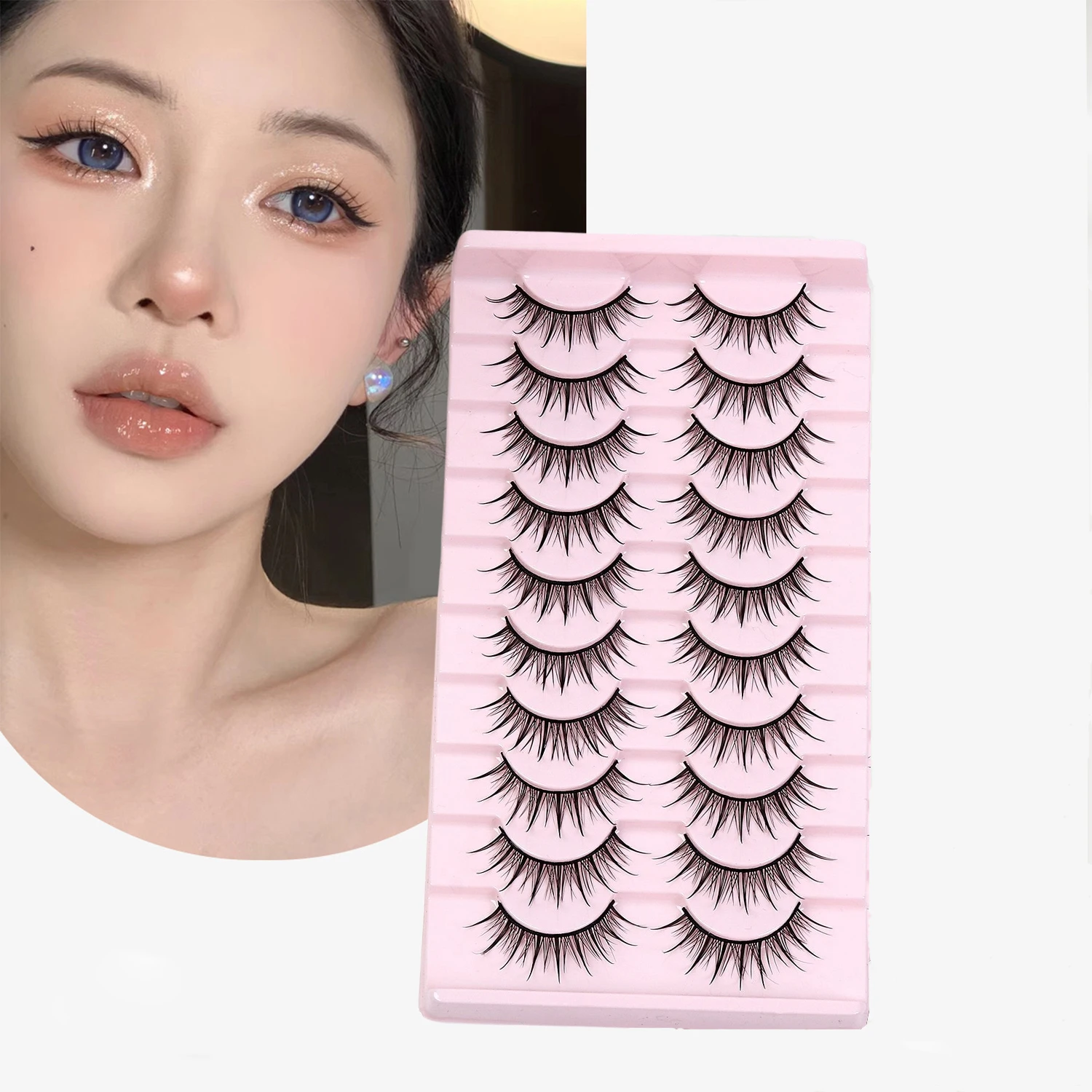 ขนตาการ์ตูน, ขนตาปลอม, คอสเพลย์แบบธรรมชาติ, ขนตาแบบชิ้นเดียวแน่นสไตล์ไทย, ขนตาแบบยุโรป-อเมริกัน