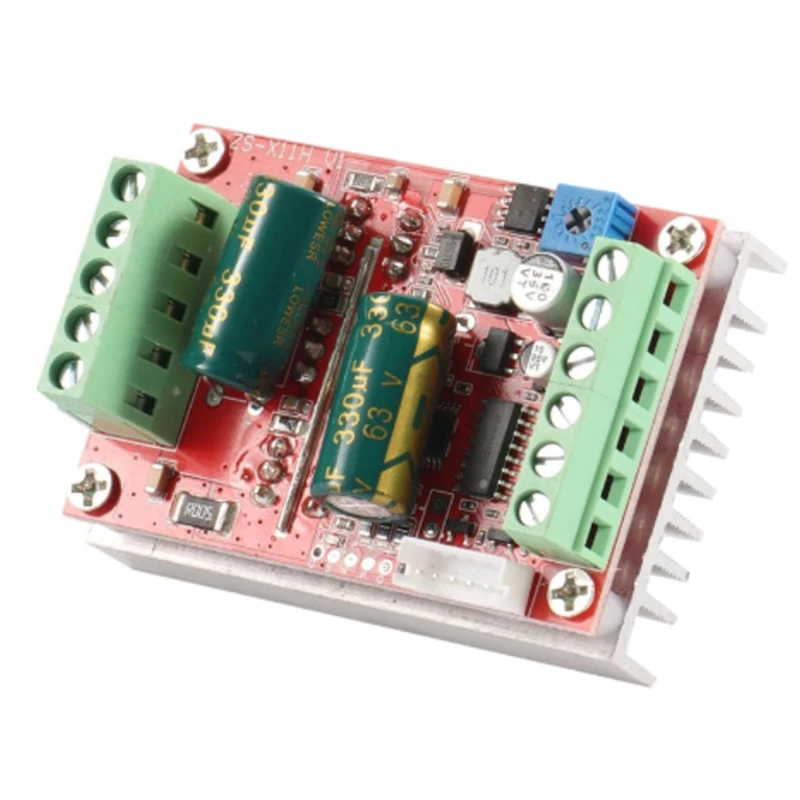 DC 6-60V 400W BLDC Three Phase DC Brushless Motor Controller PWM Hall Motor Control Driver Board 12V 48V