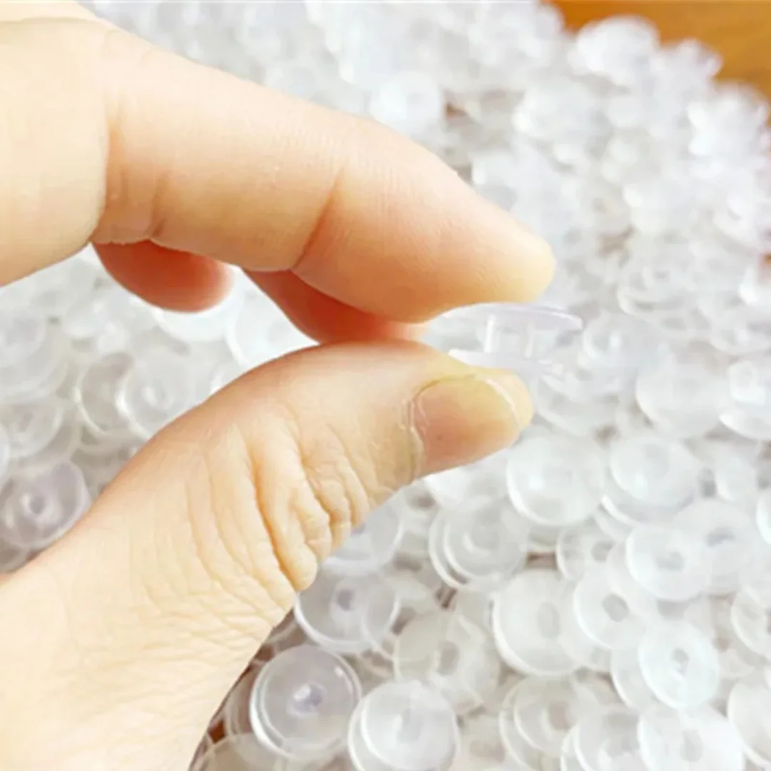 20-Piece Set of Round Plastic Buttons, Suitable for Shoes with Holes, Garden Shoe Decoration, Universal DIY Quick-Release Accessories