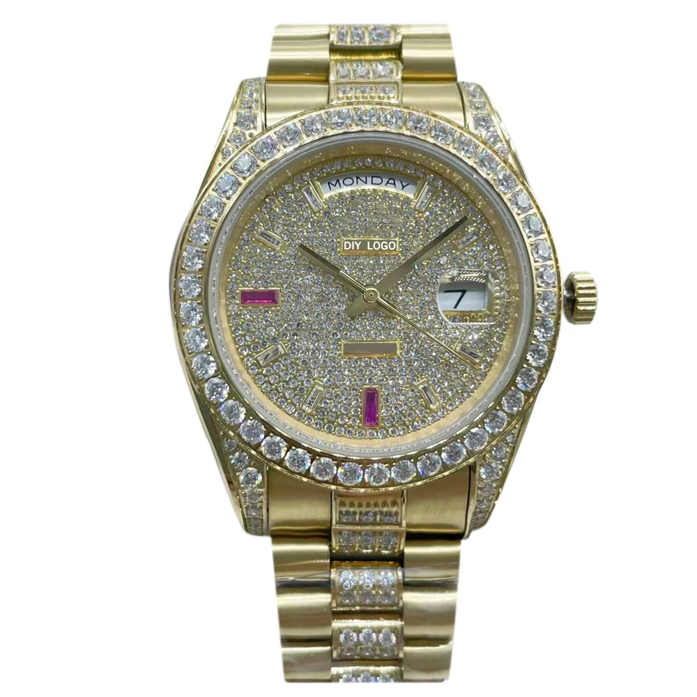 

Customized Logo 36mmFashion Women's Watch, Automatic Date Mechanical Chronograph,gold watches for women women gifts