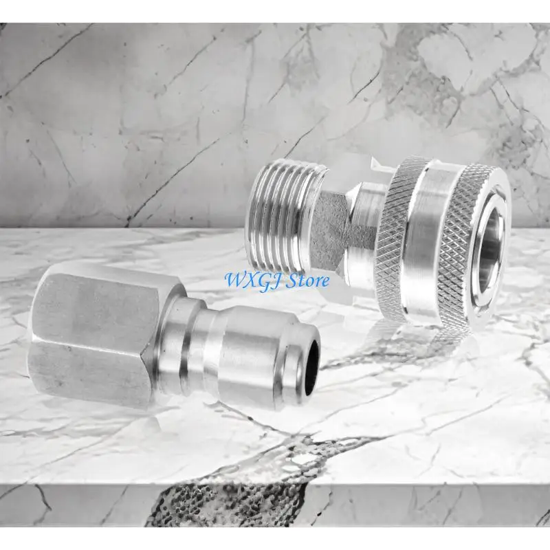 مجموعة التوصيل السريع لغسالة الضغط 37JE، محولات NPT، وصلات وصلات خرطوم، مرفقات لمهمة تنظيف الري بكفاءة #5