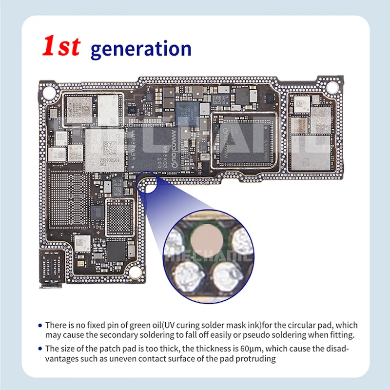 Mechanic Magic Tag Dot Repairing Spot Welding Pad Soldering Lug for Phone Welding Board Fly Wire Motherboard IC Repair