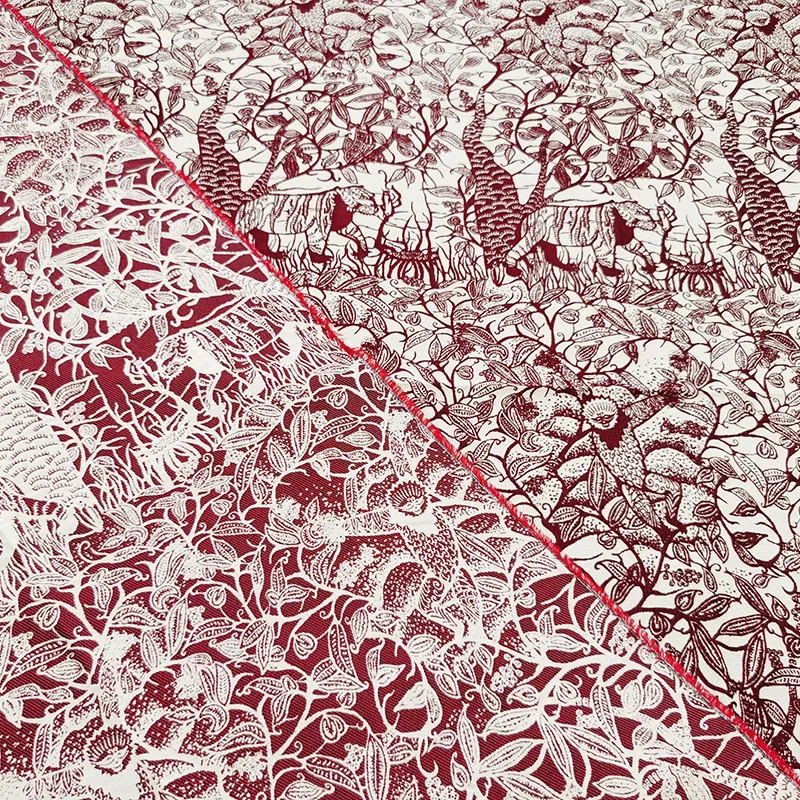 

Жаккардовая ткань, модное платье Dream Forest, ветровка, костюм, европейский брендовый дизайн, шитье, оптовая продажа, ткань по метрам