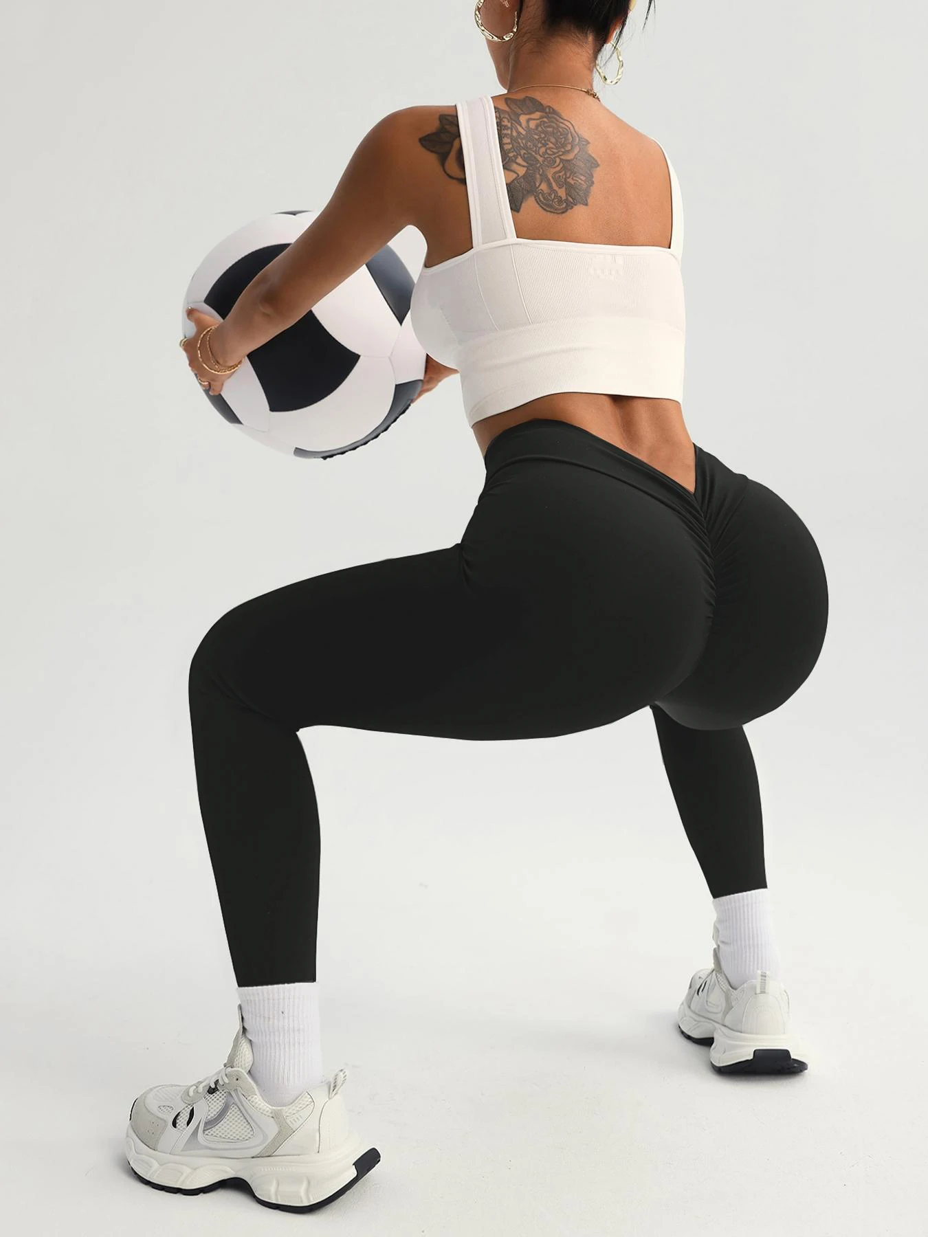 Ropa de abrigo, pantalones de yoga para mujer, pantalones finos sin costuras de talla grande para correr y fitness, nalgas en forma de melocotón, cintura alta, secado rápido