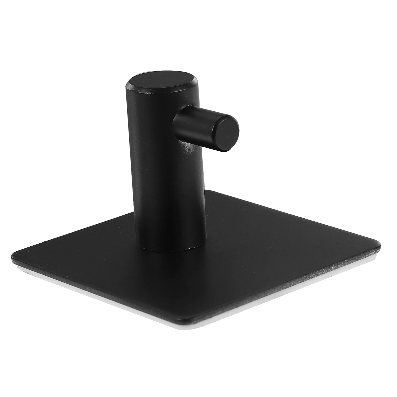 

Adhesive Hooks for Bathrooms Black Sticky Wall Mount Stainless Steel Hook Towel Hanger Multi Functional Storage Solution