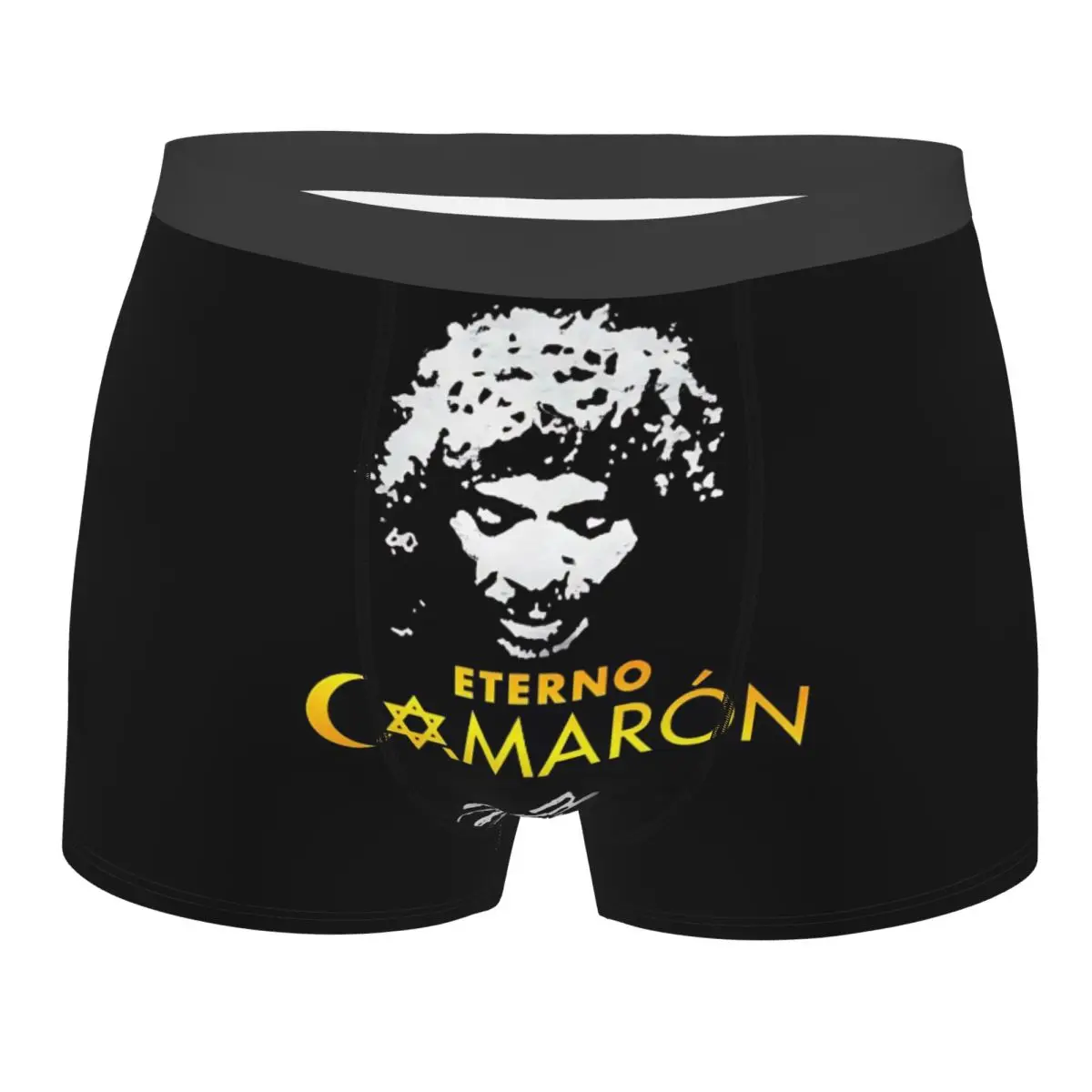 

Мужские боксерские шорты Flamenco Singer Camaron De La Isla с 3D-принтом, эластичное мужское нижнее белье, трусы-брифы