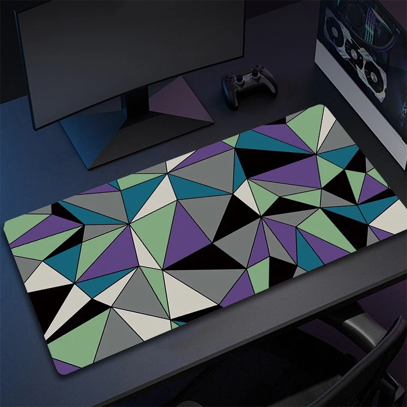 Mouse Pad Colorful Art Gamer Locking Edge Large Mousepad Gaming Office Computer Desk Mat Game Non-Slip Laptop Mouse Mat XXL