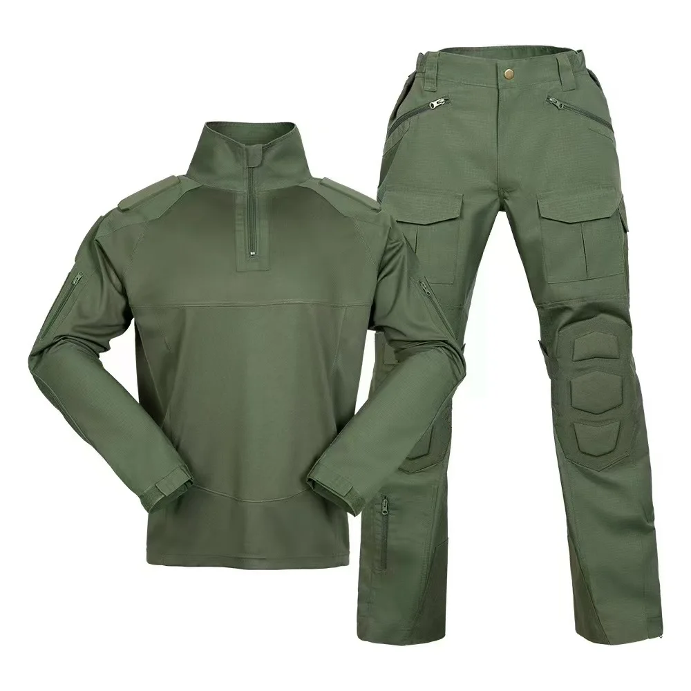 A6 Armour Combat Suit Military Uniform Tactical Suits Men's Outdoor Training Clothes Breathable Cotton Gear Hunting Camo Clothes