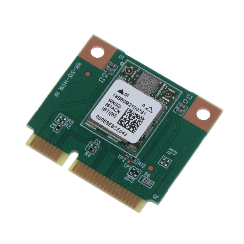 Kartu Wifi DualBand 2.4G/5G Adaptor Jaringan QCA617 Kartu PCIe Mini BT4.1 untuk Laptop