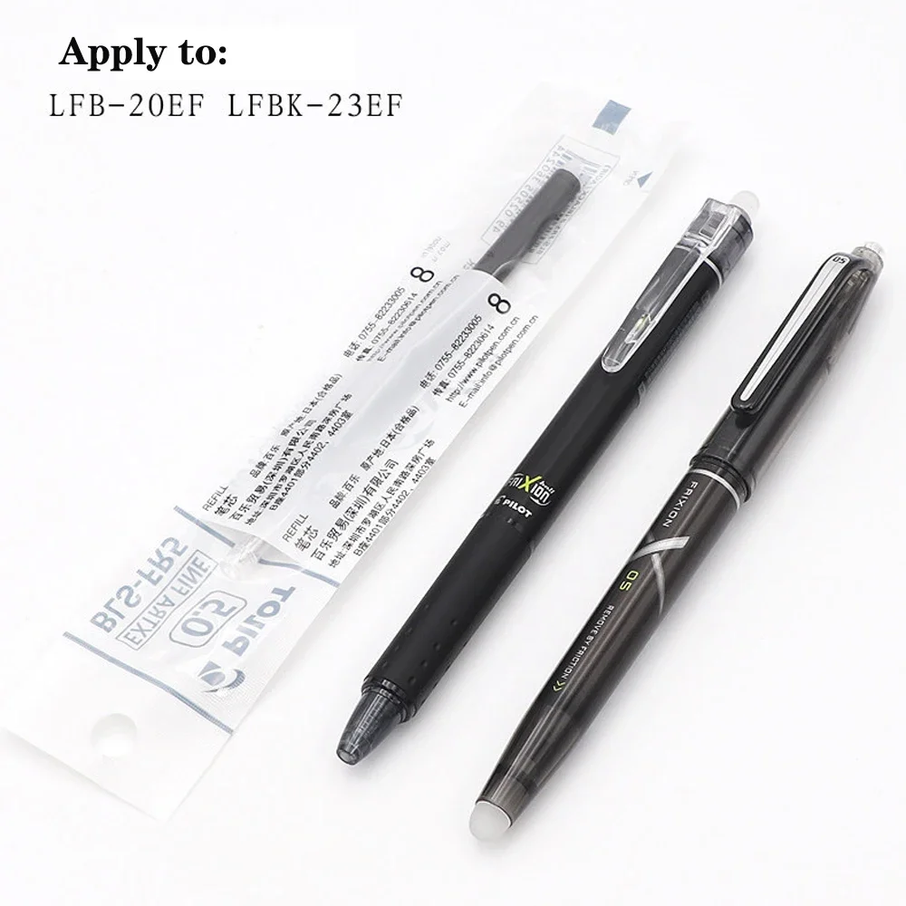 12 sztuk Pilot Frixion zmazywalny wkład do pióra 0.5/0.7mm BLS-FR7/FR5 do długopisu żelowego LFBK-23F/23EF gładkie pisanie łatwe wymazywanie artykułów papierniczych — zdjęcie produktu 3
