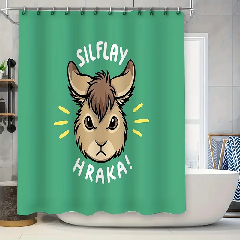 

Vintage Farmhouse Shower Curtain Rustic Chicken Farm Animal Bathroom Decor Waterproof Fabric Washable Liner Set