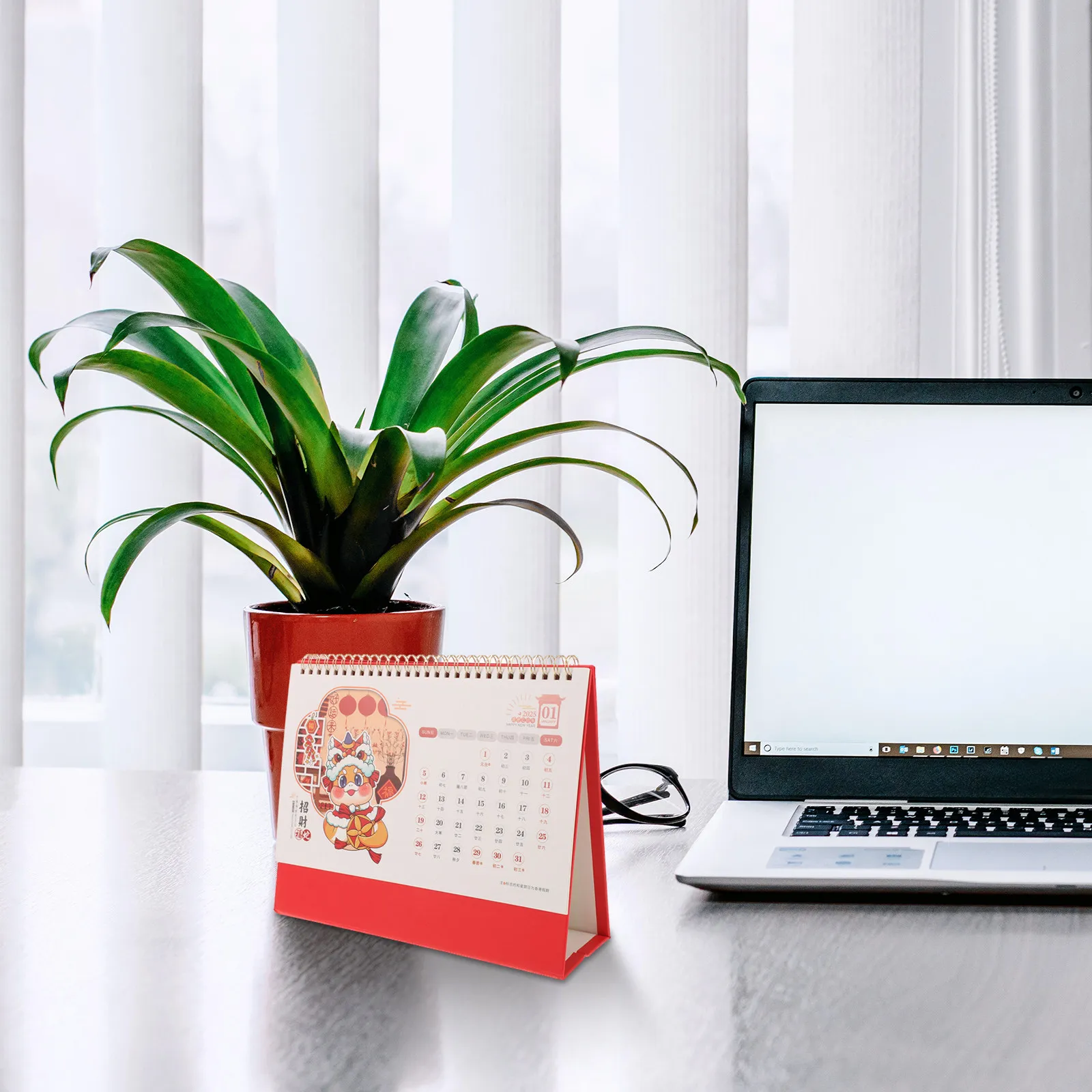 

Desk Calendar 2025 Old Royal Wall Annual Asian New Year Chinese for The of Snake