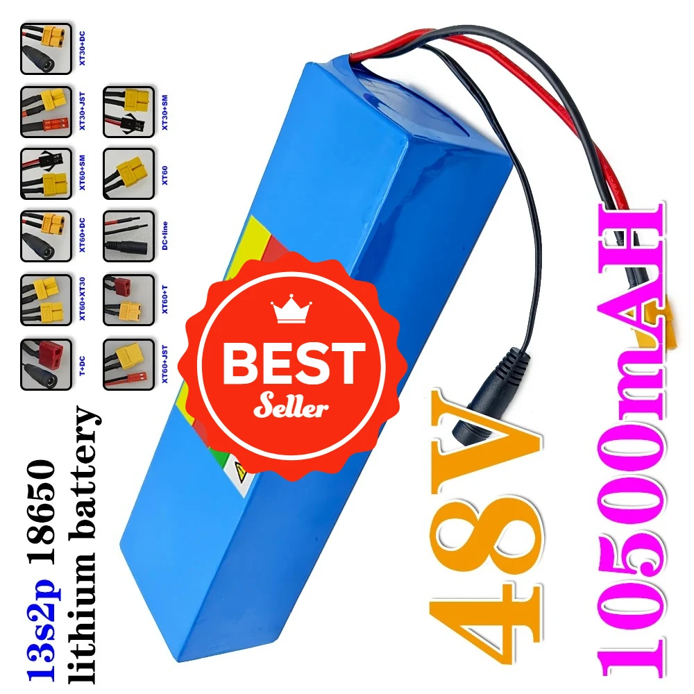 

48V Battery 10500mAh 18650 13S2P battery pack Electric Vehicle Electric Motorcycle DIY Battery with BMS