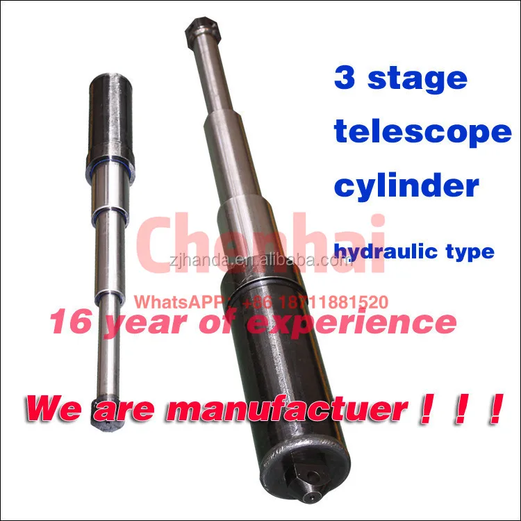 HIGH QUALITY double acting telescopic hydraulic cylinders