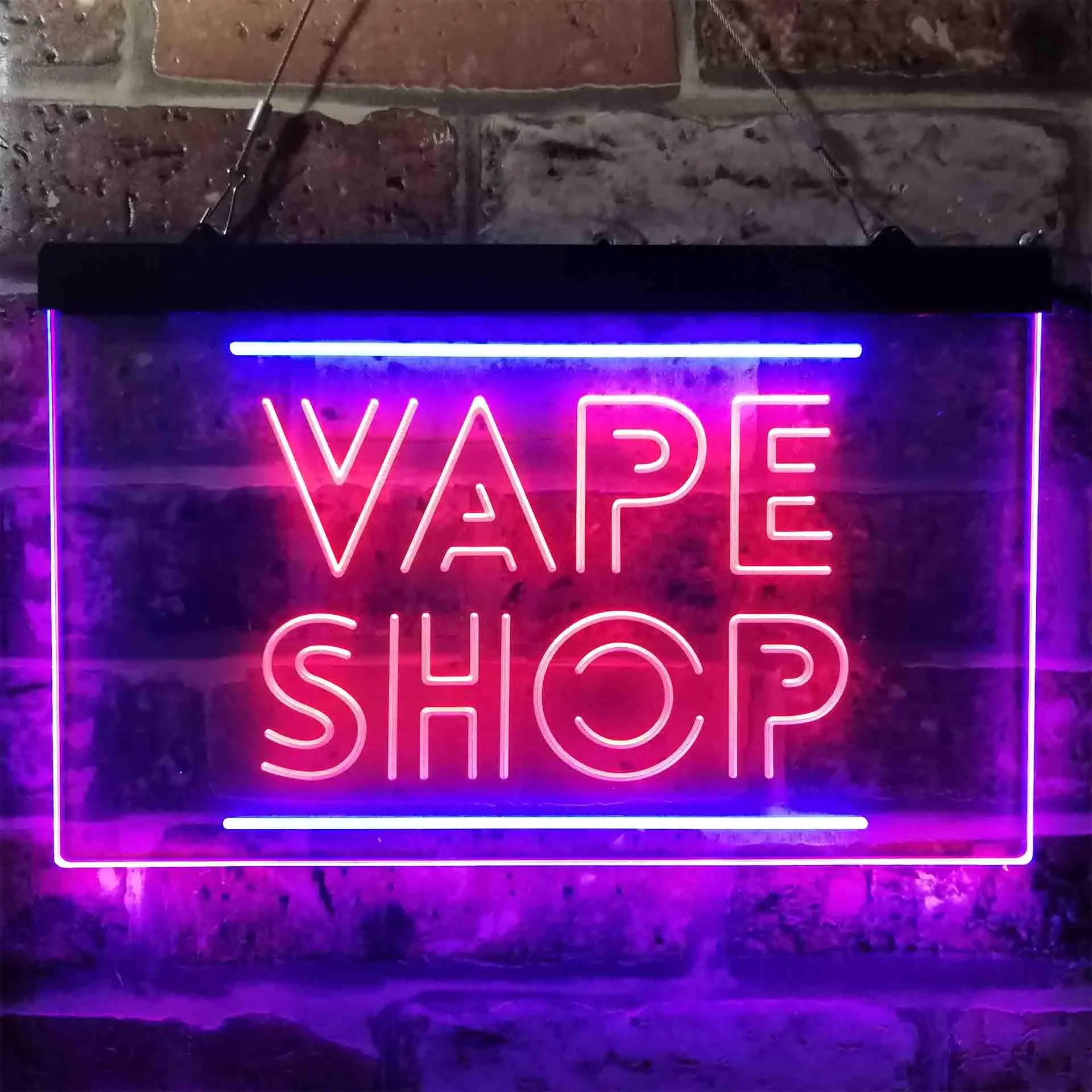 VAPE SHOP Dual Color Led Neon Sign st6-i3882 view 4