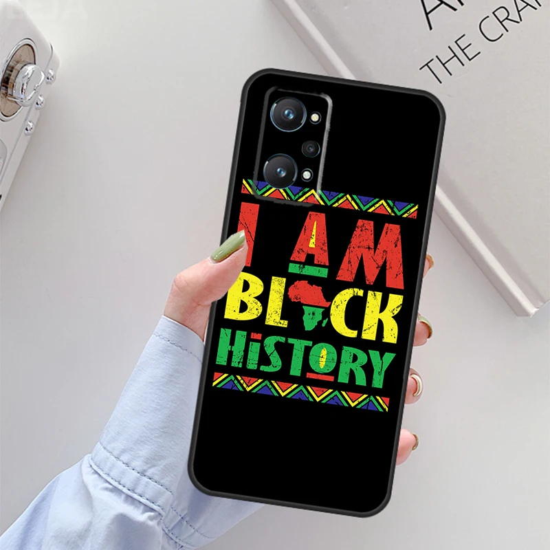 خريطة أفريقيا Geogra لـ Realme C61 C75 C55 C51 C21Y C25S C67 C53 13 12 10 11 14 Pro Plus GT 6T 6 5 GT7 Pro Case