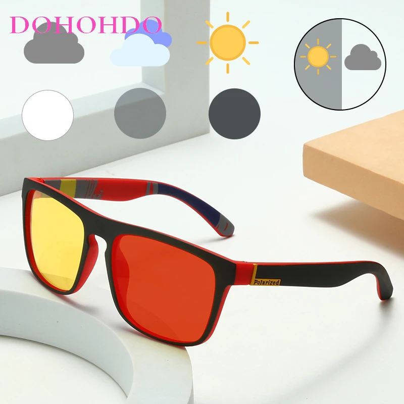 

Women Night Vision Glasses Men Polarized Sunglasses Yellow Lens Anti-Glare Goggle Night Driving Photochromic Sunglasses Eyewear