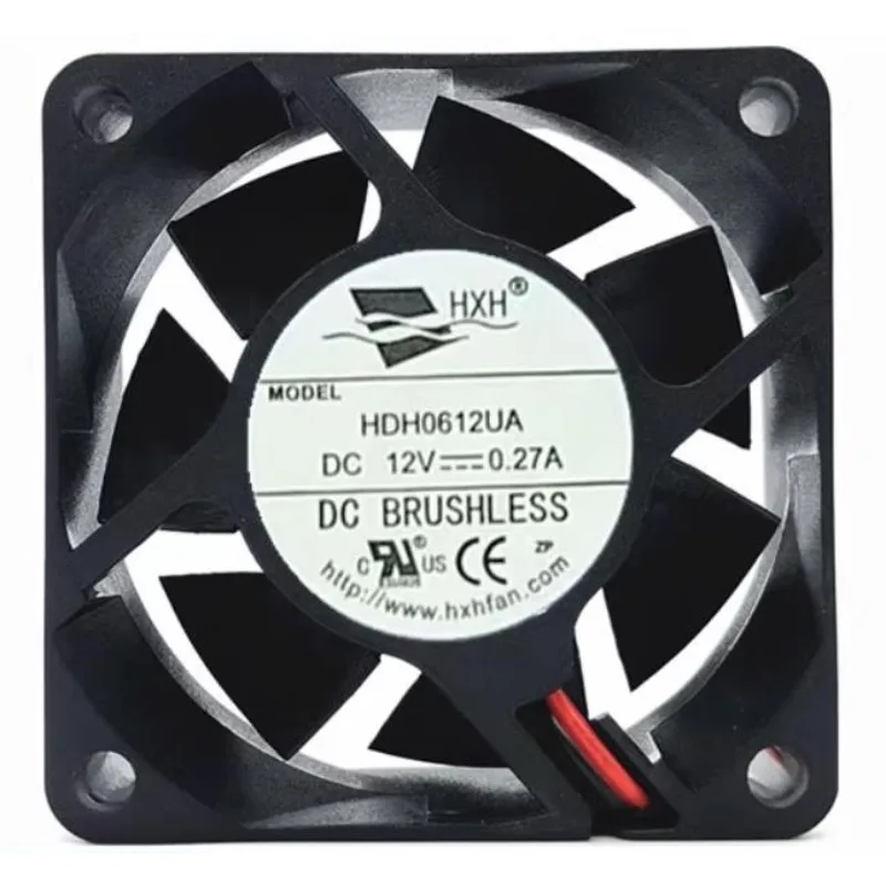 New Cooling Fan for HXH HDH0612UA DC 12V 0.27A Cooling Fan 60 * 60 * 25MM