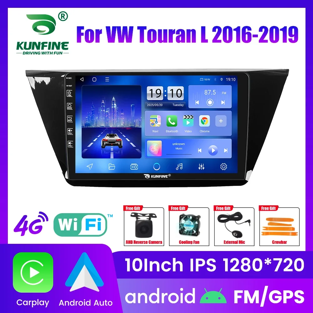 

Автомагнитола Android для VW Touran L 2016-2019, 2DIN, 8-ядерный процессор, GPS-навигация, IPS-экран, CarPlay, Android Auto