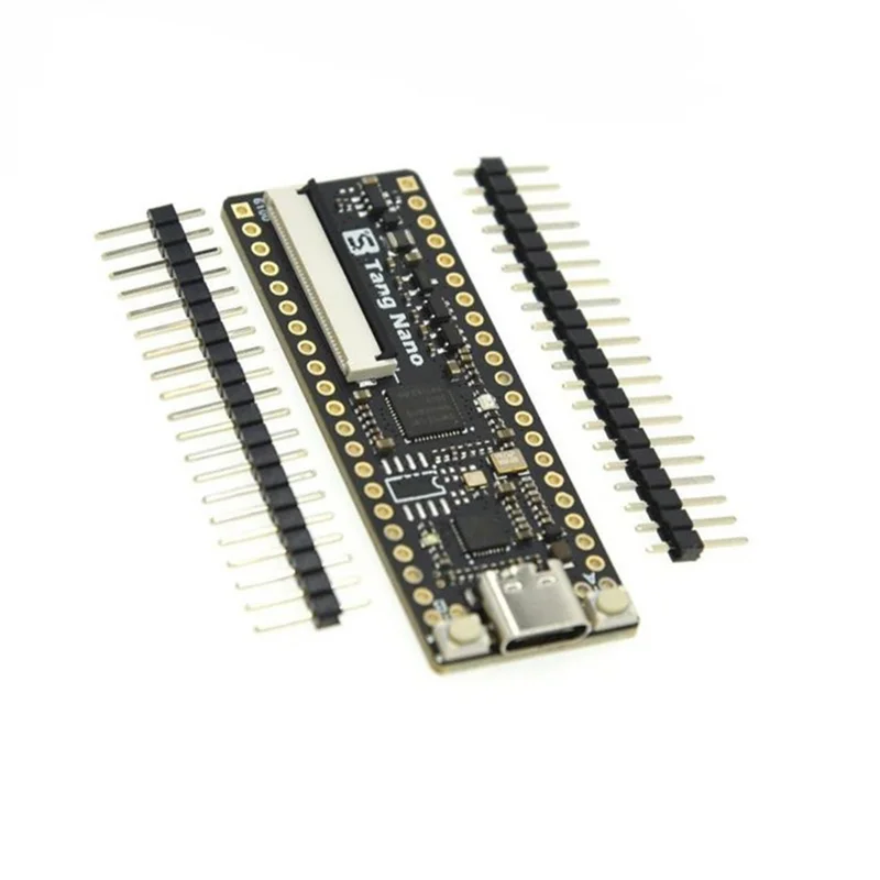 SuperDeals 1 Buah Papan Pengembangan FPGA Minimalis Tang Nano Papan Tempat Memotong Roti Sisipan Lurus Papan Pengembangan Tang Nano 1K