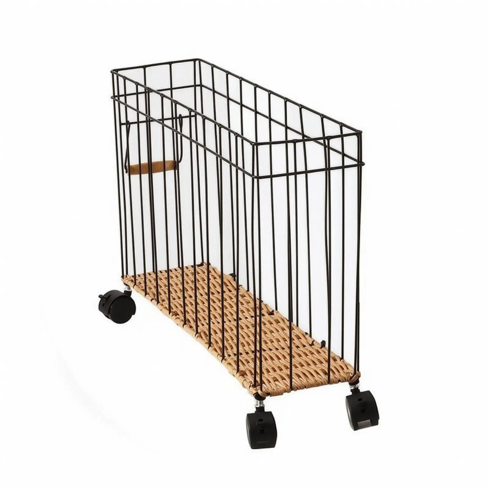 Open-Top Exercise Equipment Organizer | Movable, pilates Mat Holder, Portable,