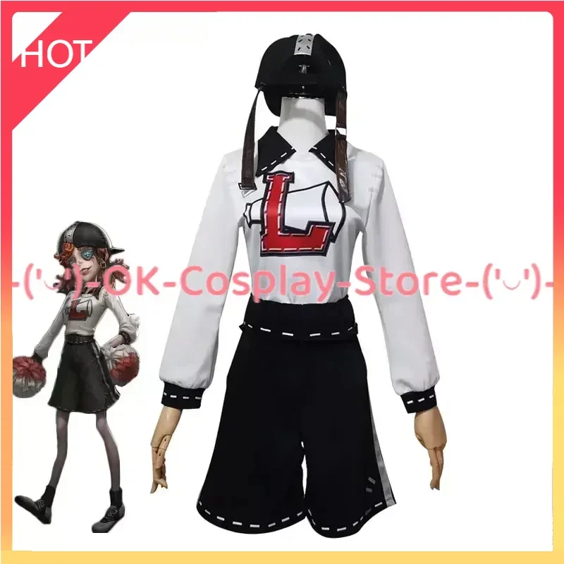 Game Identity V Cheerleaders Lily Barriere Cosplay Costume Cute Party Suit Top Pants With Hat Hallween Uniforms Custom Made