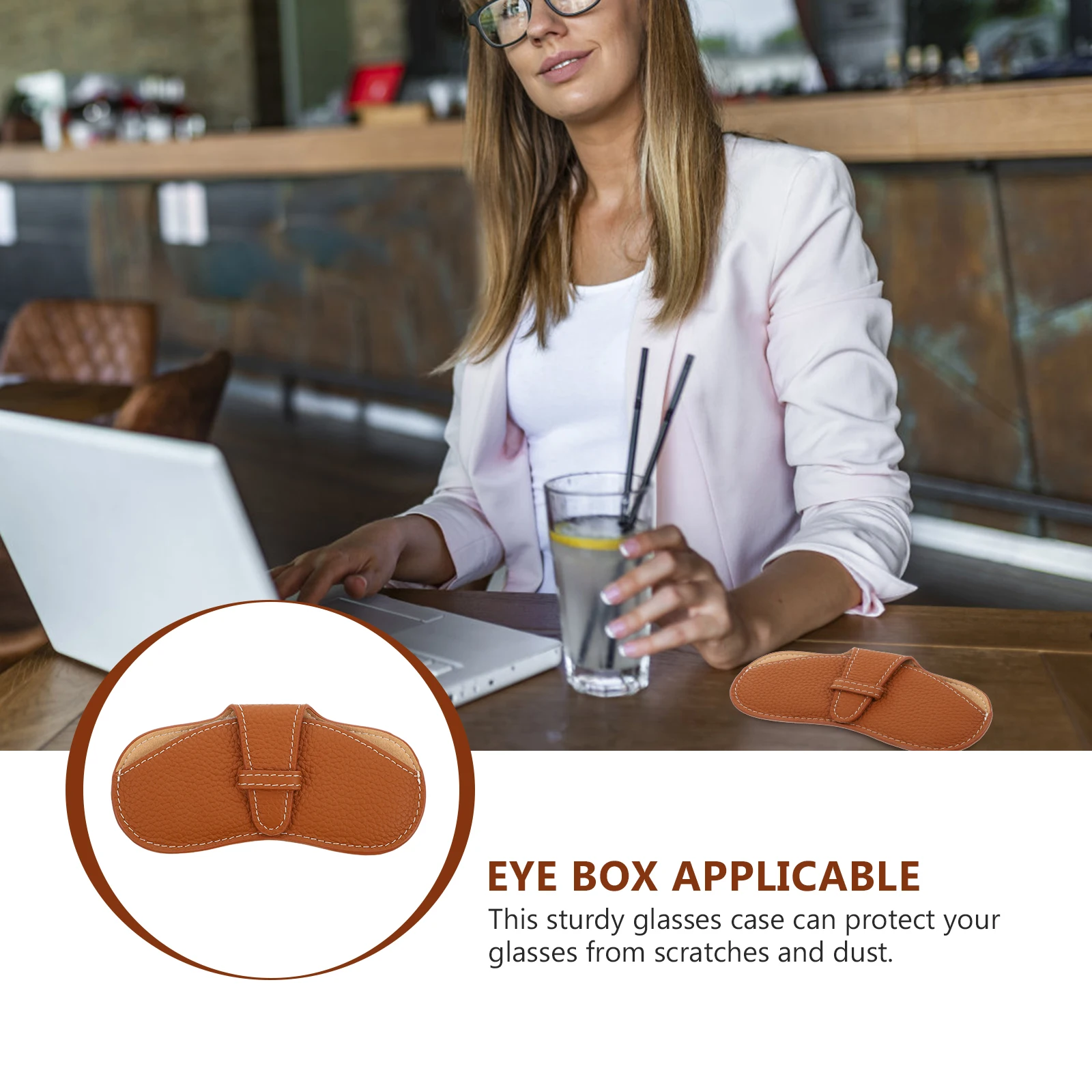 

1 pc Sturdy Glasses Storage Case For Myopia Eyeglasses Sunglasses Portable Spectacle Box Dustproof Lightweight