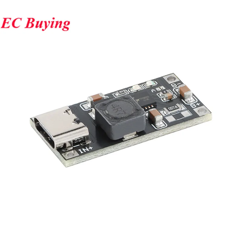 1Pc-10Pcs TP5000 Charging Management Power Supply Module Board 4.2V/3.6V 1A Single and Double Lithium Batteries TYPE-C Interface