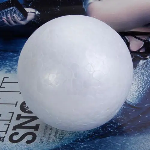 Foam Balls White Polystyrene Craft Balls Art Ornaments Fofoam Balls for Craft