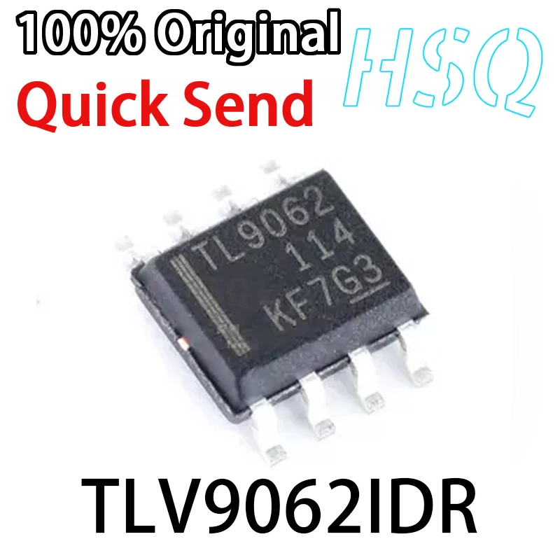 

1PCS New Original TLV9062IDR TL9062 SOP8 Chip Mounted Instrument Operational Power Amplifier Amplifier Buffer Chip